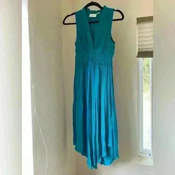 Anthropologie Maeve La Habana Dress in Teal Extra Small - Picture 2 of 7